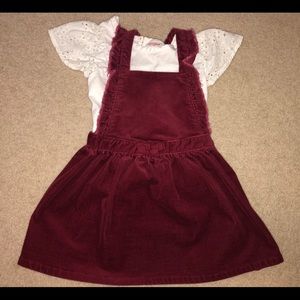 Never worn jumper with shirt